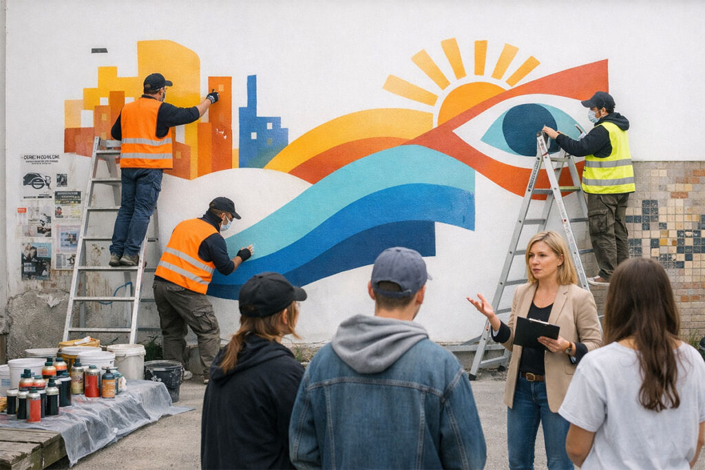 Commissione di un murales con i contributi del Piano per l'Arte Contemporanea PAC2026