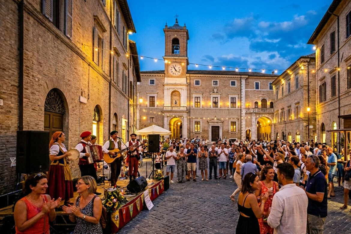 manifestazione locale su un borgo marchigiano di evento culturale tipico
