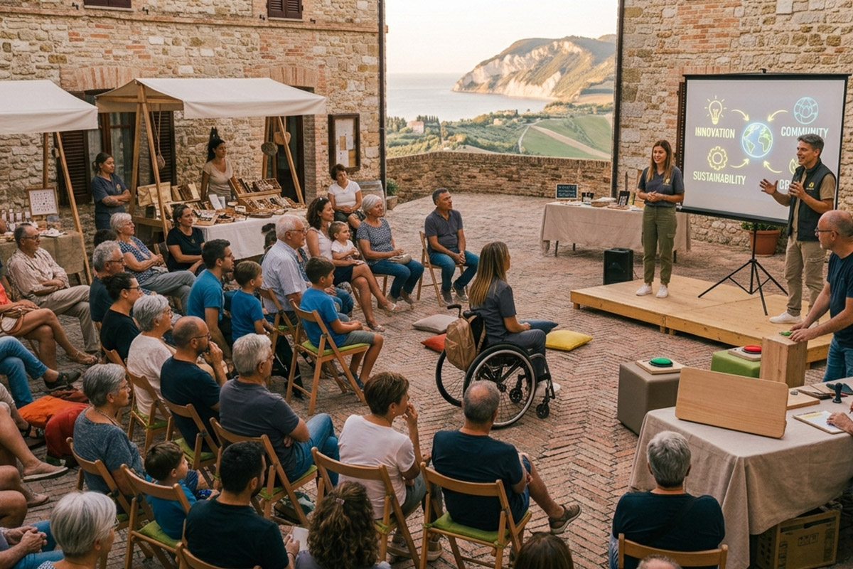 Restituzione e presentazione di un progetto all'interno del territorio